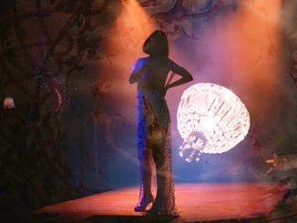 Blick auf die Bühne der mystischen Location Eden Manor.