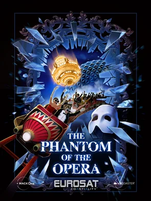 Keyvisual der Attraktion Eurosat Coastiality – The Phantom of the Opera.