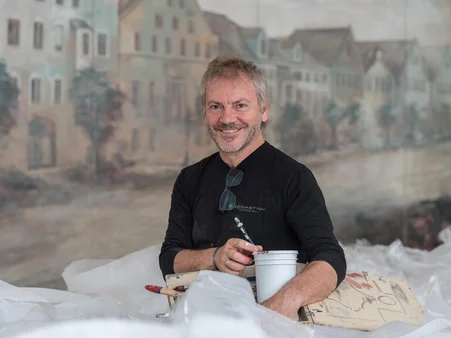 Roberto Radici à l’oeuvre.