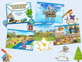 Übersicht der JUNIOR CLUB Online-Spielewelt mit den Vokabeltrainern, Quizzes, Rezepte, Bastelvorlagen und Online-Spielen.