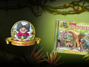 Dinotastische Abenteuer mit Madame Freudenreich als Hörspiel.