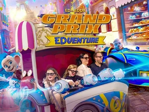 Keyvisual der Attraktion GRAND PRIX EDventure im Europa-Park.