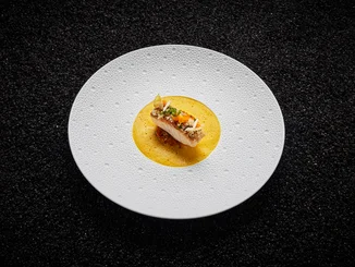 Der Fischgang des Acht Gänge Menüs verspricht einzigartigen Genuss.