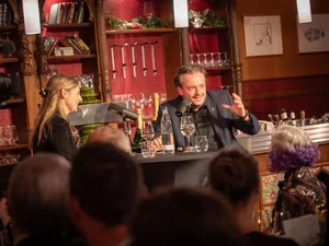 Michael Mack bei der Live-Aufnahme von "The World Beyond".