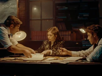 Nikola Tesla und seine Kollegen im Kurzfilm zu Voltron 4D.