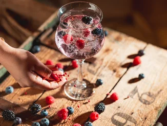 Der mit Beeren servierte ALZA Berry.