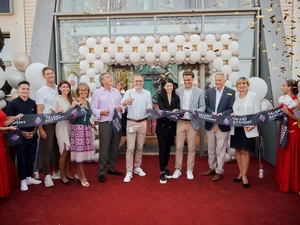 Die Familie Mack bei der feierlichen Eröffnugn der TALENT ACADEMY Europa-Park. 