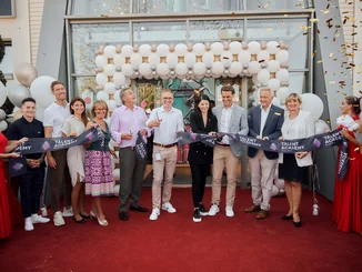 Die Familie Mack bei der feierlichen Eröffnugn der TALENT ACADEMY Europa-Park. 