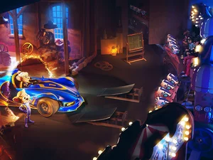 Artwork der Attraktion GRAND PRIX EDventure im Europa-Park.