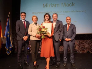 Miriam Mack und ihr Mann Michael bei ihrer Ernennung zur Honorarkonsulin von Kroatien. 
