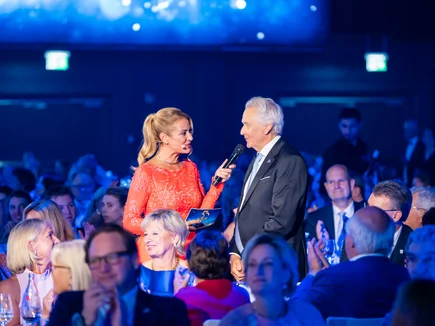 Jürgen Mack im Interview bei der Gala zum 50. Jubiläum des Europa-Park.