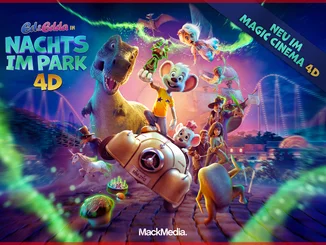 Filmplakat des 4D-Films "Nachts im Park" im Europa-Park.
