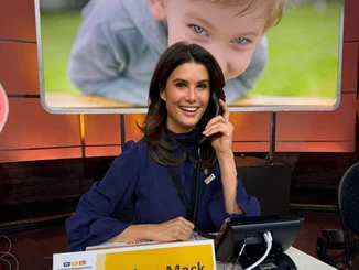 Miriam Mack am RTL-Spendentelefon während des RTL-Spendenmarathons.