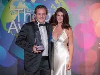 Michael Mack und seine Frau Miriam beim Thea Award 2014.